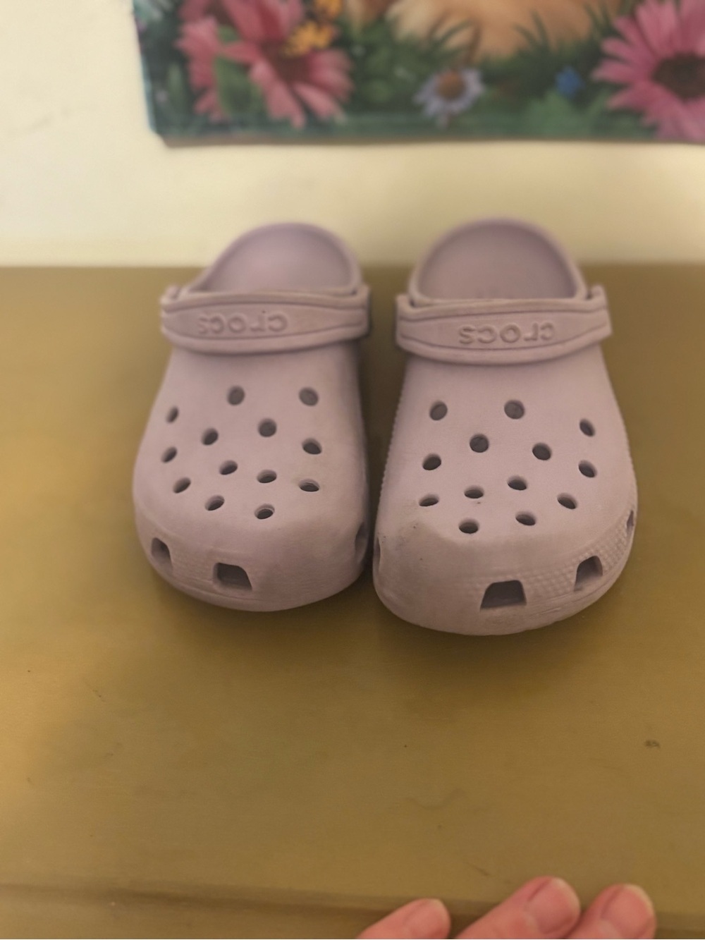 CROCS Kids Lilac Slip-On Clogs - Picture 2 of 8